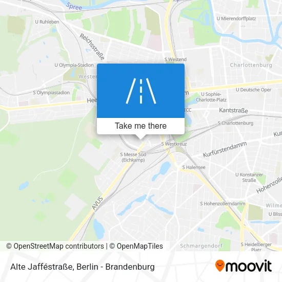 Карта Alte Jafféstraße
