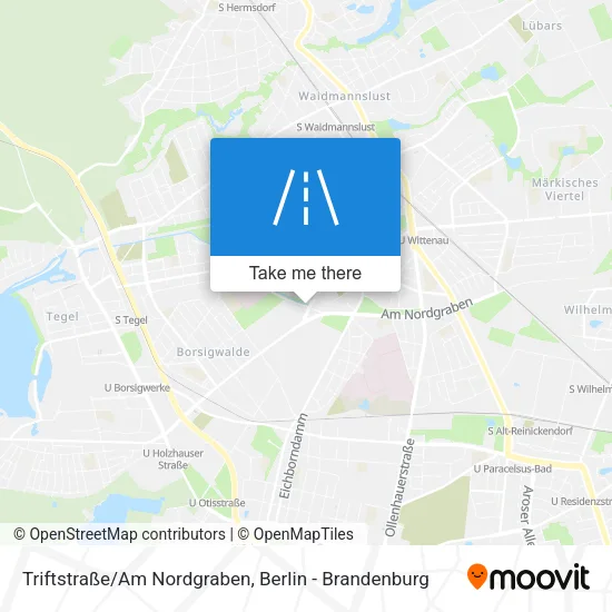 Карта Triftstraße/Am Nordgraben