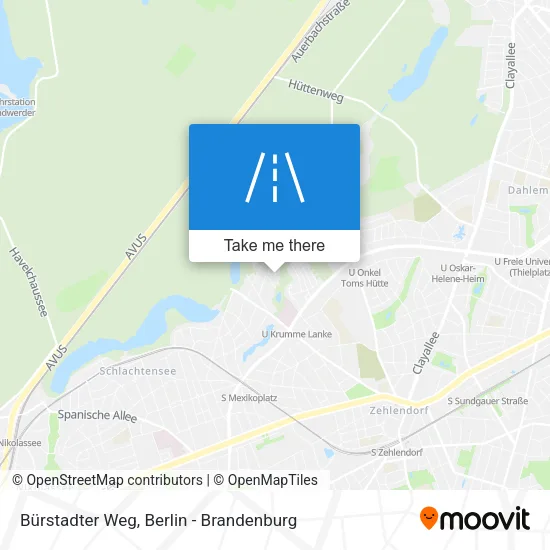 Карта Bürstadter Weg