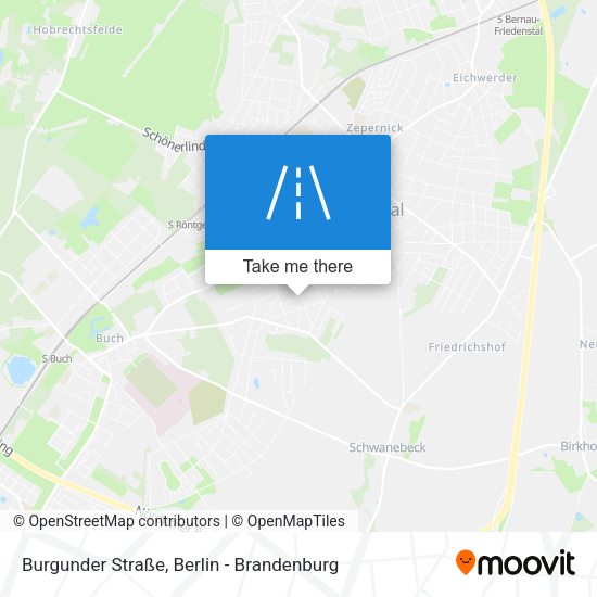 Burgunder Straße map