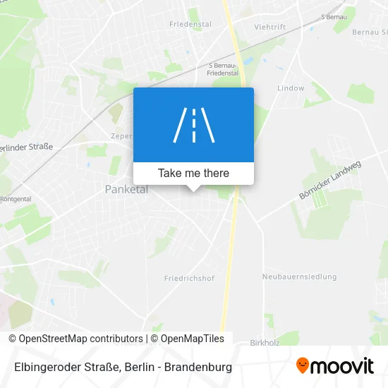 Карта Elbingeroder Straße