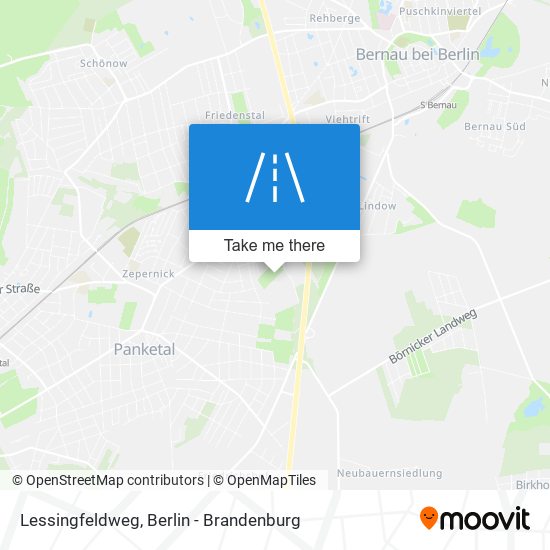 Lessingfeldweg map