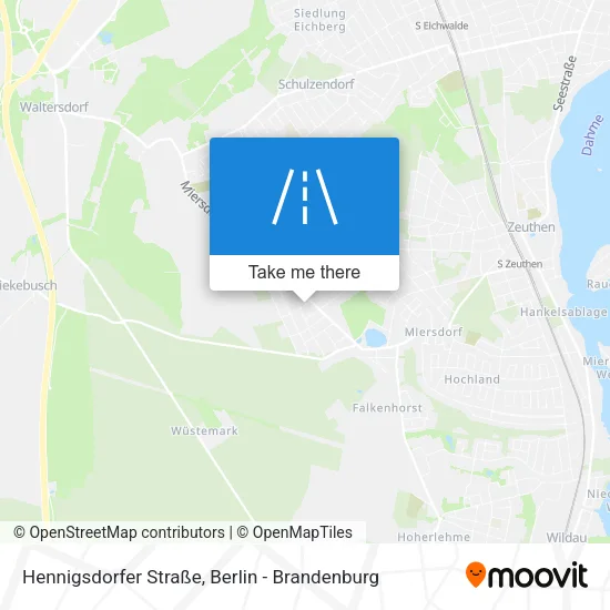 Карта Hennigsdorfer Straße