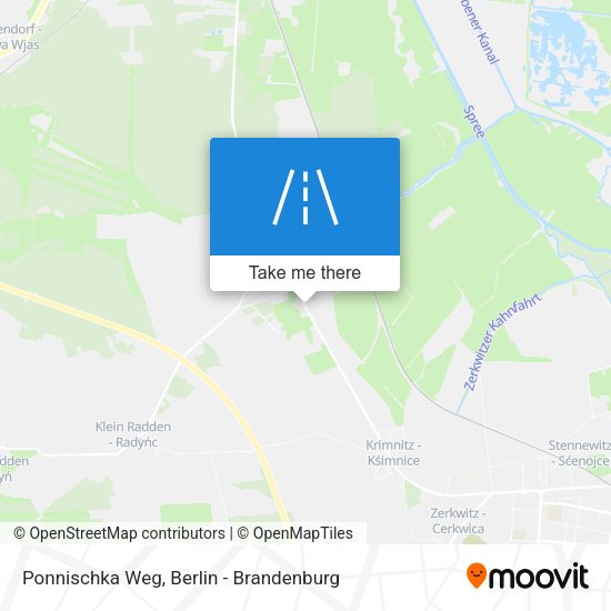 Ponnischka Weg map