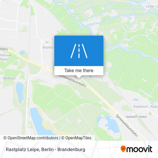 Rastplatz Leipe map
