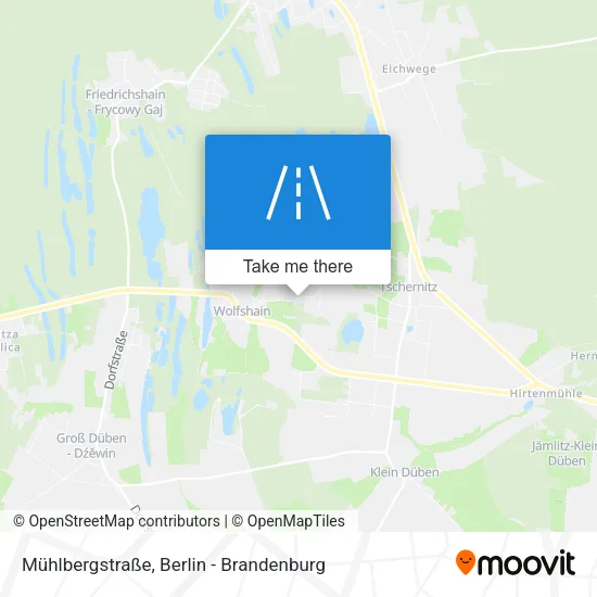 Карта Mühlbergstraße