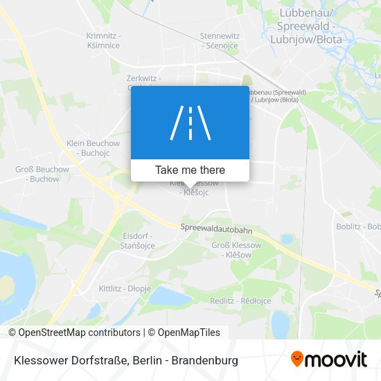 Klessower Dorfstraße map