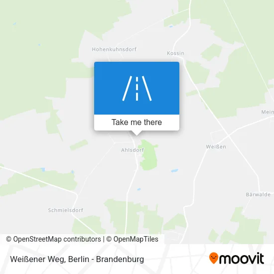 Карта Weißener Weg