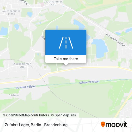 Zufahrt Lager map