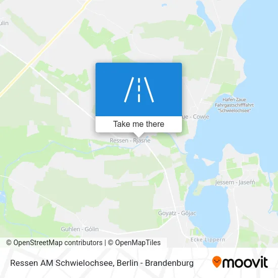 Карта Ressen AM Schwielochsee