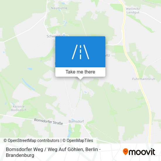 Bomsdorfer Weg / Weg Auf Göhlen map