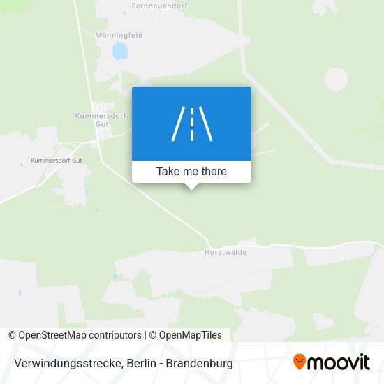Verwindungsstrecke map