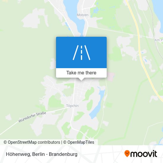 Höhenweg map