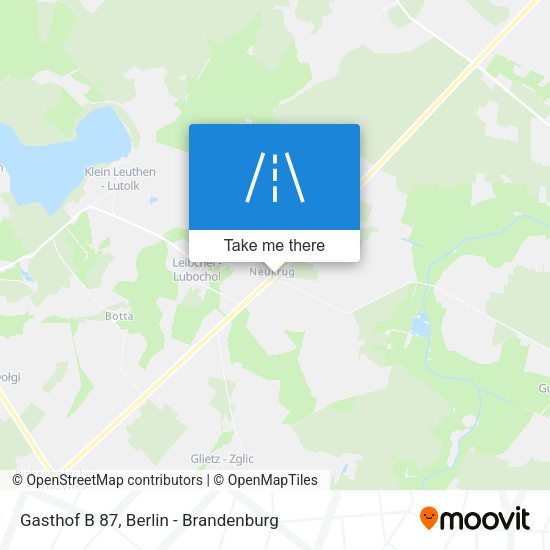 Gasthof B 87 map