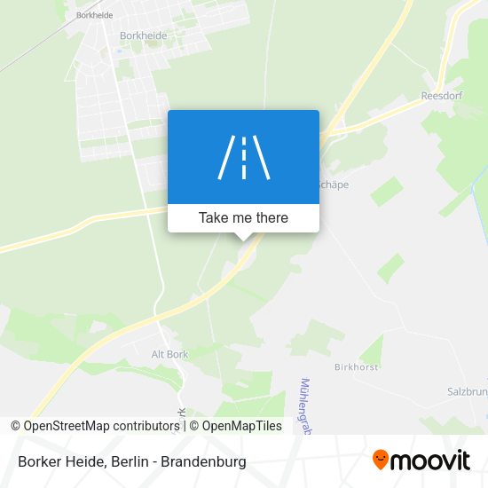 Borker Heide map