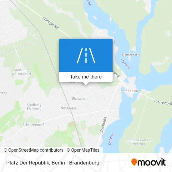 Карта Platz Der Republik
