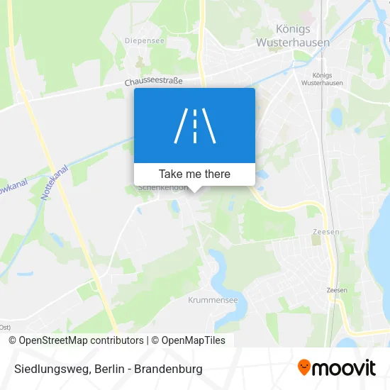 Карта Siedlungsweg