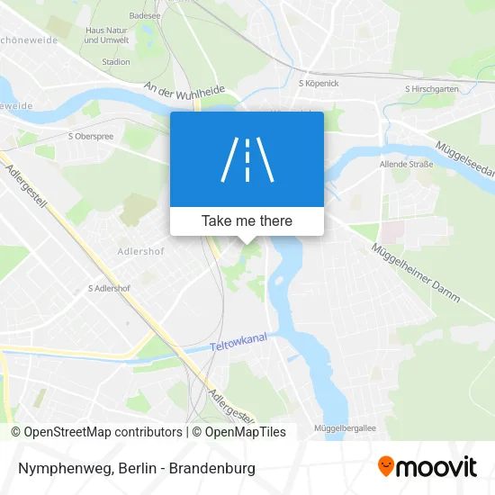 Карта Nymphenweg
