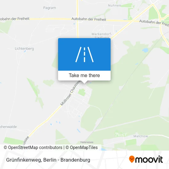 Карта Grünfinkenweg