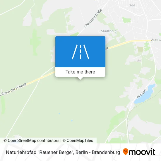 Карта Naturlehrpfad "Rauener Berge"
