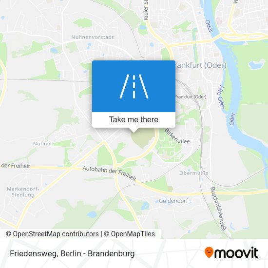 Friedensweg map