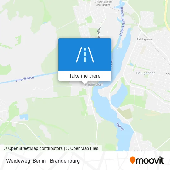 Карта Weideweg