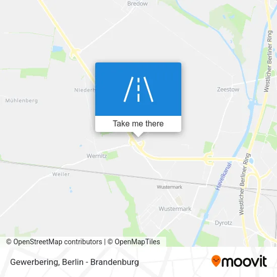 Карта Gewerbering