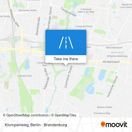 Карта Klompenweg