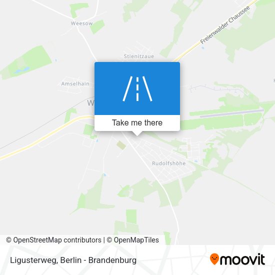 Ligusterweg map