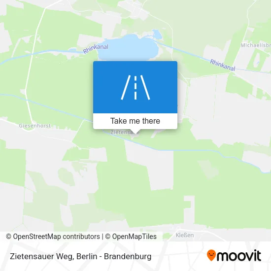 Карта Zietensauer Weg