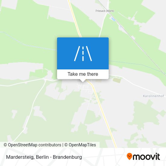 Mardersteig map