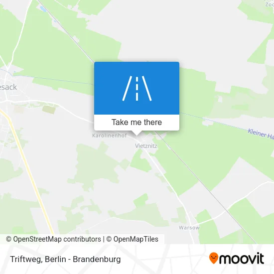 Triftweg map
