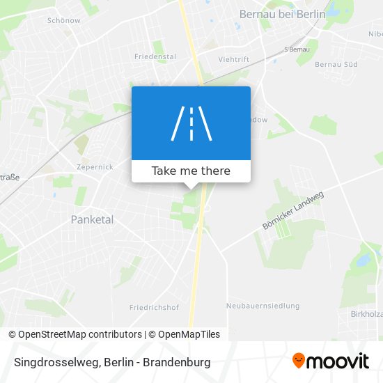 Singdrosselweg map