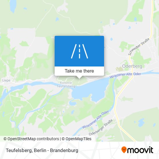 Teufelsberg map