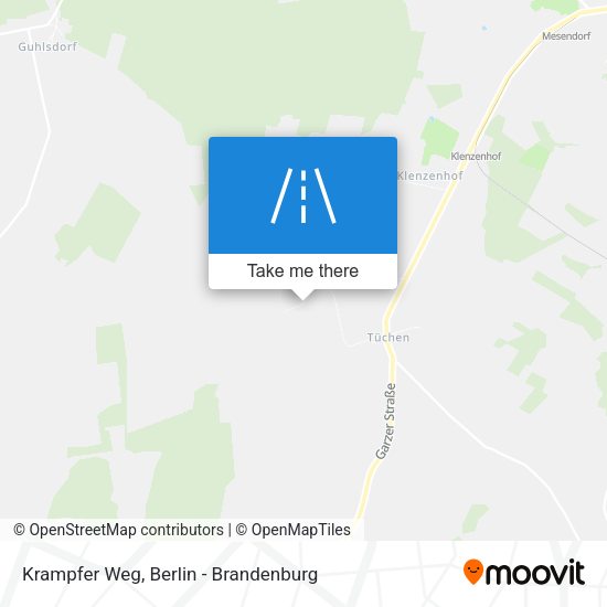 Krampfer Weg map