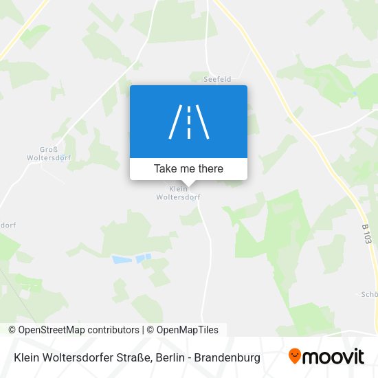 Klein Woltersdorfer Straße map