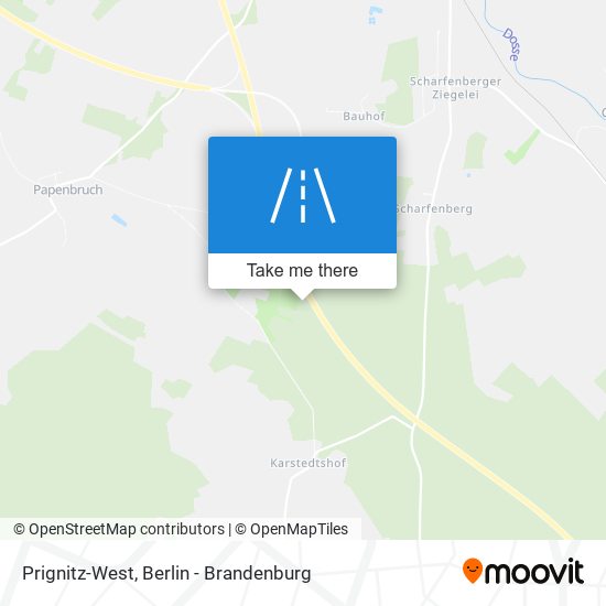 Prignitz-West map