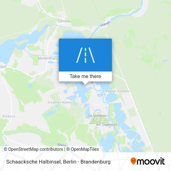 Карта Schaacksche Halbinsel