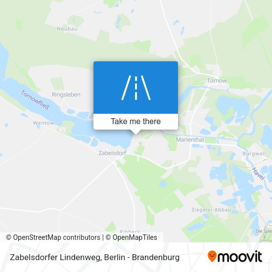 Zabelsdorfer Lindenweg map