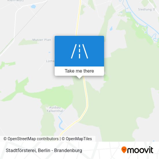 Stadtförsterei map
