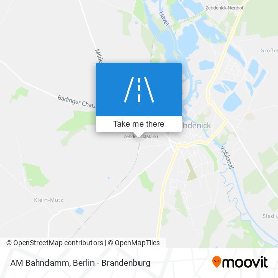 AM Bahndamm map