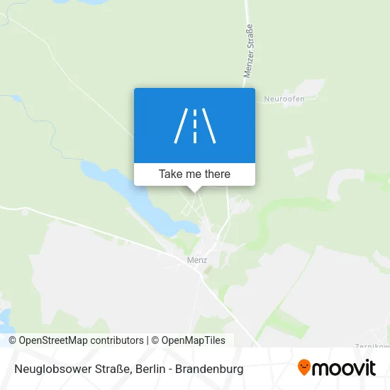 Карта Neuglobsower Straße