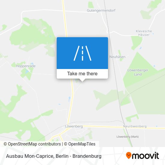 Ausbau Mon-Caprice map