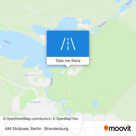 AM Stolpsee map