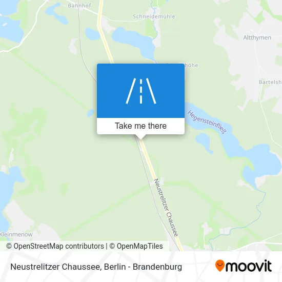 Neustrelitzer Chaussee map