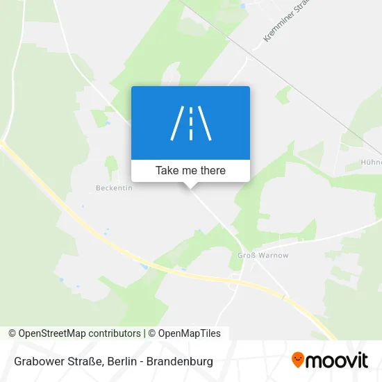 Карта Grabower Straße