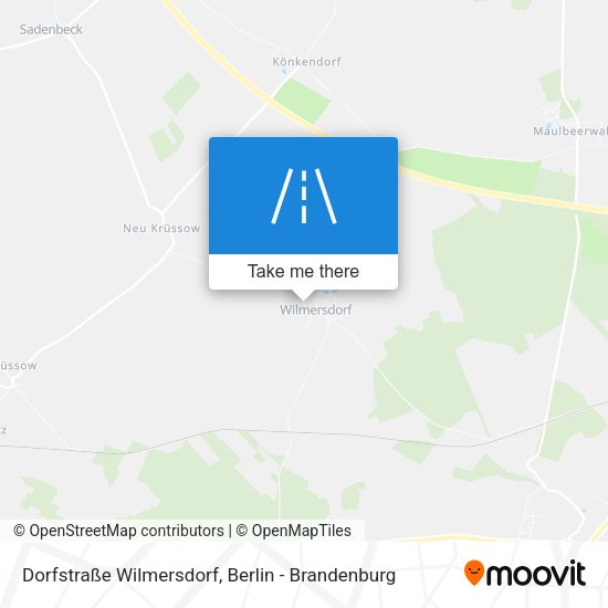 Dorfstraße Wilmersdorf map