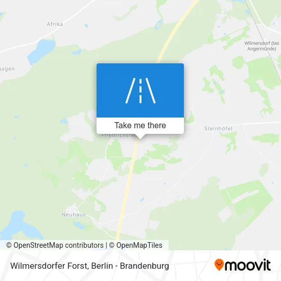 Карта Wilmersdorfer Forst