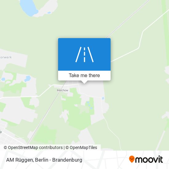 AM Rüggen map