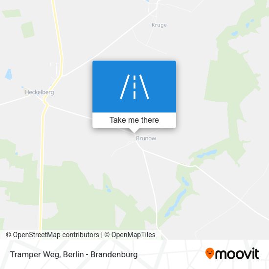 Tramper Weg map